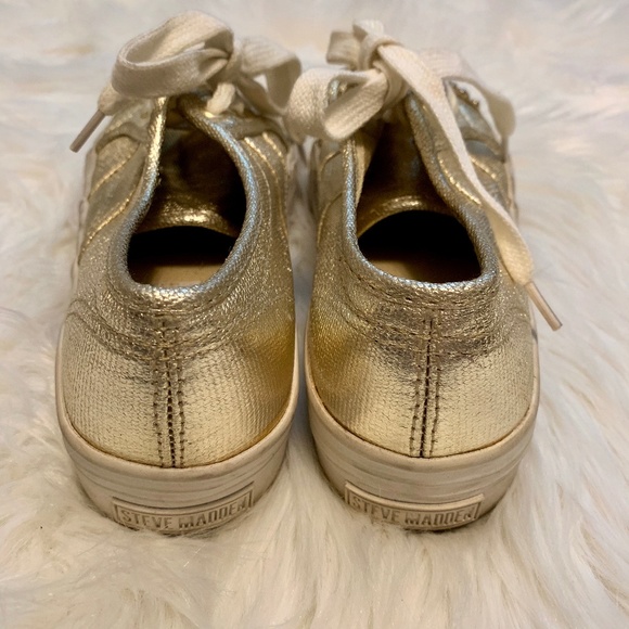 Steve Madden | Gold Platform Braady - Picture 3 of 8
